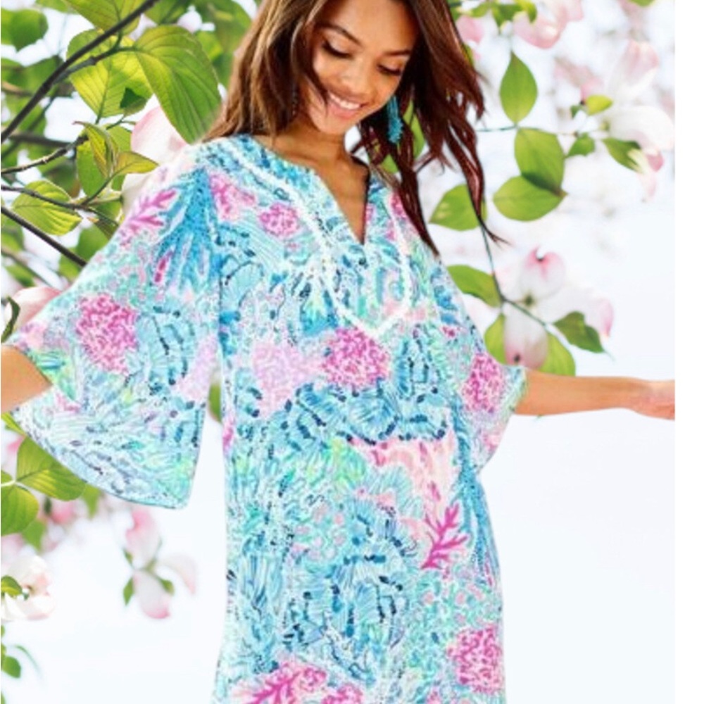 Lilly Pulitzer Lileeze Delaney Dress - NWT - Sink or Swim pattern